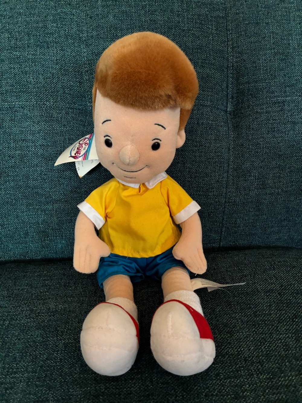 Disney Christopher Robin Plush - Yellow, Blue & Red